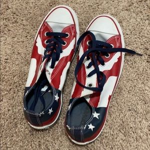 American flag converse